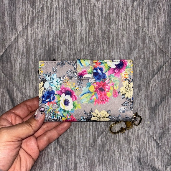 Betsy Johnson Grey Floral wallet - Picture 2 of 5